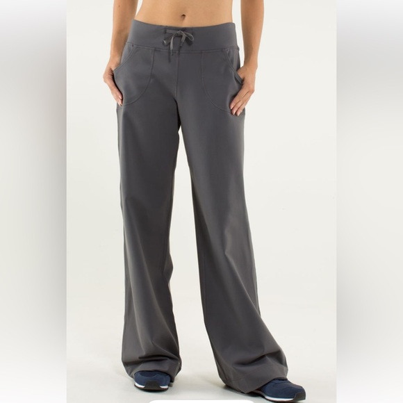 lululemon athletica Pants - Lululemon Athletica Still Tall Gray Wide-Leg Pants
